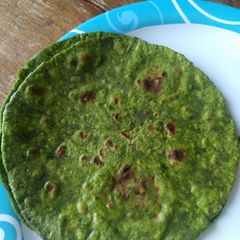 A picture of Palak Paratha.