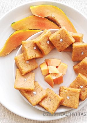 A picture of Papaya Burfi.