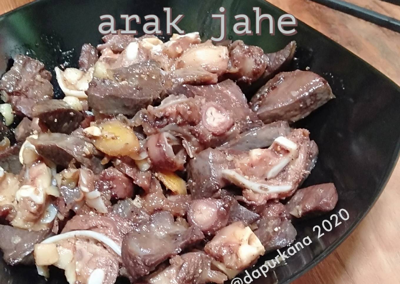 Jerohan masak arak jahe