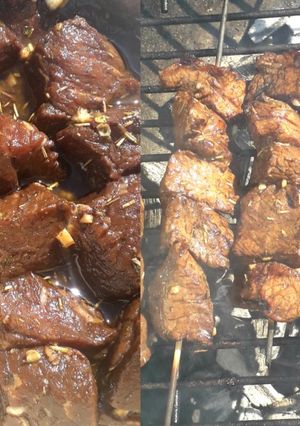 Une photo de Marinade pour brochette de bœuf