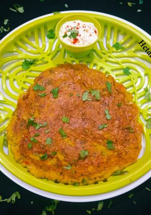 सूजी बेसन चीला रेसिपी मुख्य फोटो