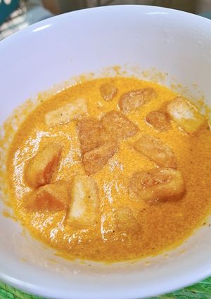 Una foto de Crema de pimiento morrón a la mediterráneo
