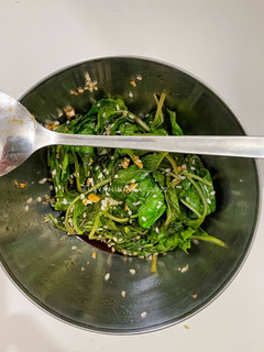 Foto resep Week 15 : Sigeumchi Namul! (Salad Bayam Korea)