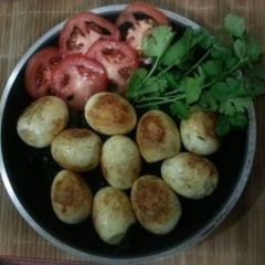 A picture of Quick and delicious masala egg fry.