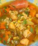 CARBONADA DE POLLO CON CHORIZO. JON STYLE