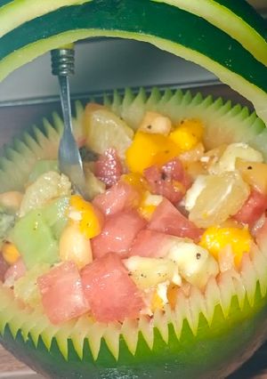 A picture of Citrus fruit salat.