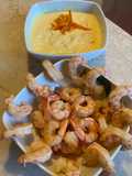 Gamberi in salsa all’arancia