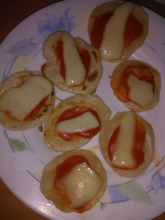 Una foto de Mini pizzas sin gluten