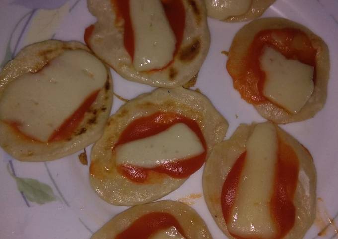 Mini pizzas sin gluten