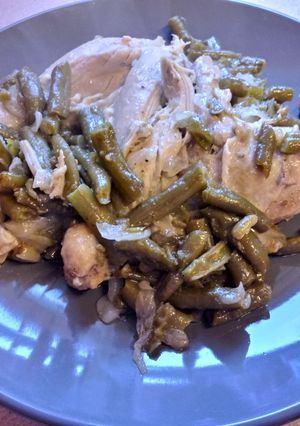 Una foto de Pollo al Vapor con Vegetales