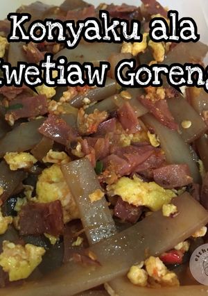 Foto resep Konyaku ala kwetiaw goreng #keto