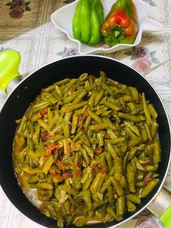 صورة لوصفة فاصولياء بالزيت