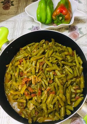 صورة لوصفة فاصولياء بالزيت