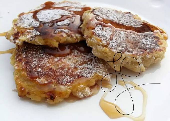 Apple Pancake / Diet Breakfast Recipe