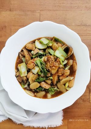 Foto resep Stir-Fried Rice Cakes (Tumis Rice Cakes/Tteok)