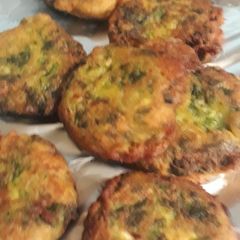 Paneer peas fritters A picture of Paneer peas fritters.