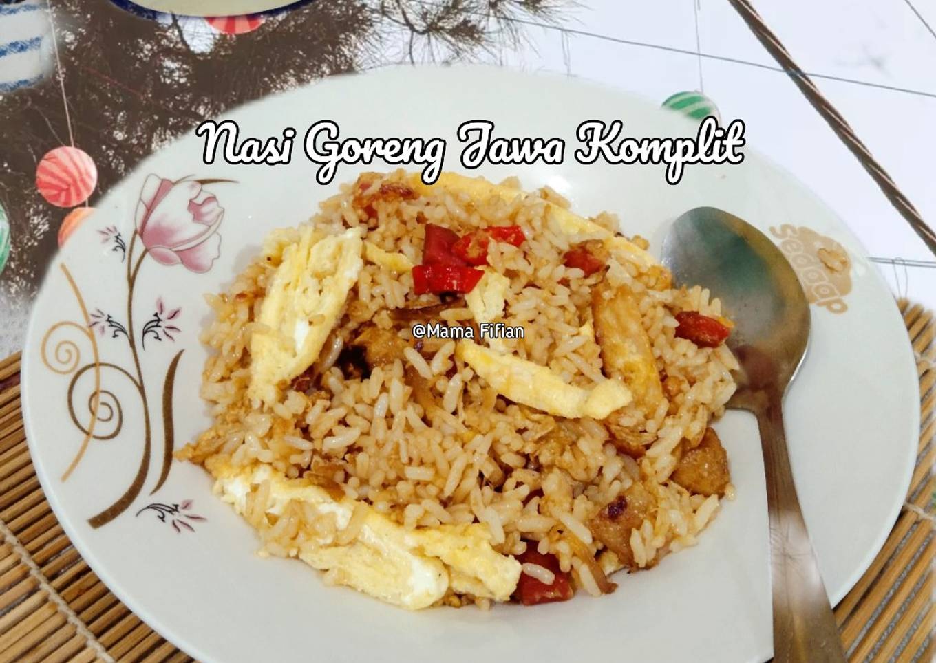 Nasi Goreng Jawa Komplit