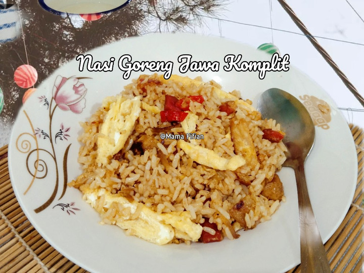 Resep Nasi Goreng Jawa Komplit Anti Gagal