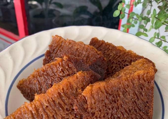 Bolu caramel/sarang semut