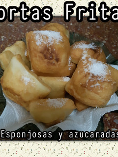 Una foto de Tortas Fritas ESPONJOSAS Y AZUCARADAS 🤤🤗