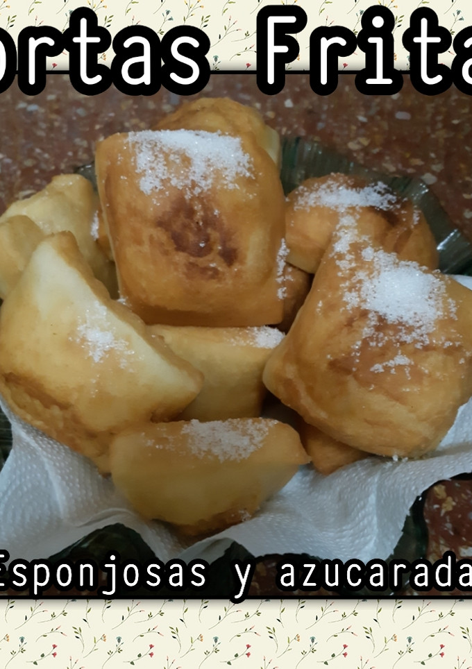 Una foto de Tortas Fritas ESPONJOSAS Y AZUCARADAS 🤤🤗