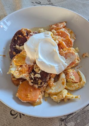 Rakott édesburgonya recept fotója