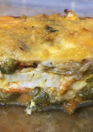 Una foto de Budín o tarta de zapallito