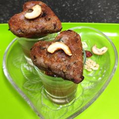 A picture of Root Vegetable Tikki Chat --- Purple💜 Kand & 🍠Shakariya Tikki Chat for Vrat.