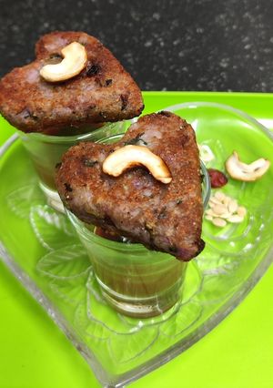 A picture of Root Vegetable Tikki Chat --- Purple💜 Kand & 🍠Shakariya Tikki Chat for Vrat.