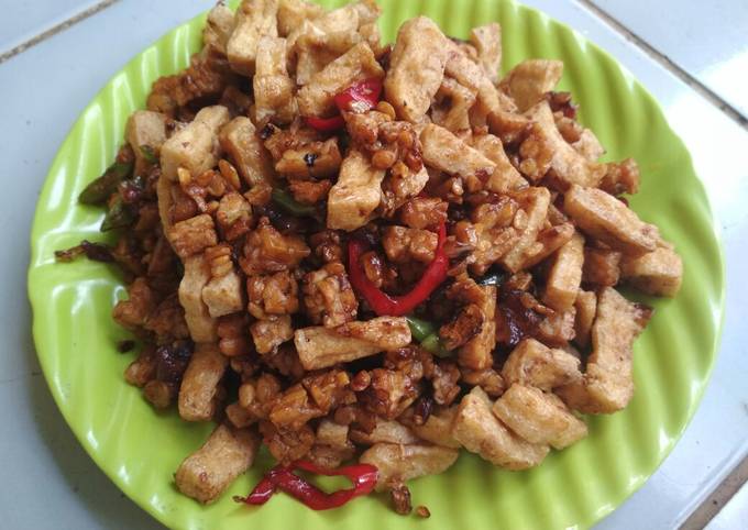 Orek tahu tempe
