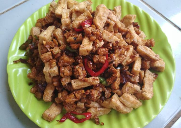 Orek tahu tempe