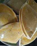 Dobladitas chilenas (rellenas con queso)