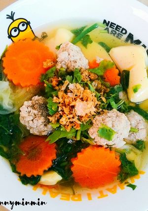 รูปของ ต้มจืดหมูสับผักรวมมิตร