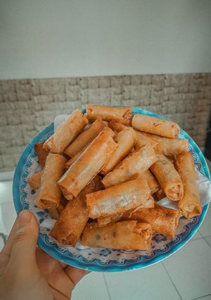 Hình của món Chả giò khoai môn và thịt.