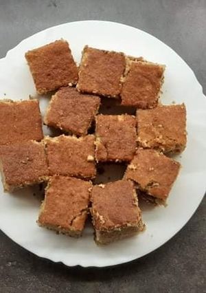 Gyors almás-diós-lekváros sütemény (gluténmentes, tejmentes) recept fotója