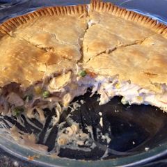 Chicken pot pie A picture of Chicken pot pie.