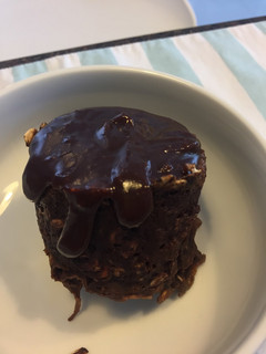 Una foto de Mug cake de avena