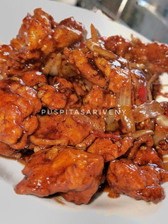 Foto resep Ayam Saos Madu Pedas