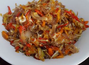 Foto resep Tumis bawang merah teri medan