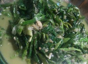 Foto resep genjer eceng bumbu cikur