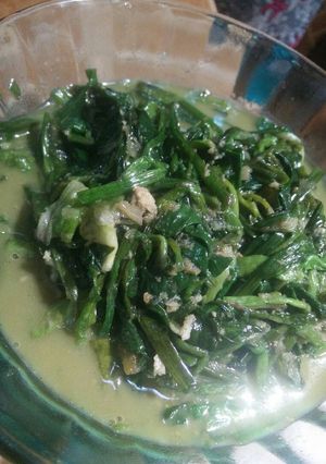 Foto resep genjer eceng bumbu cikur