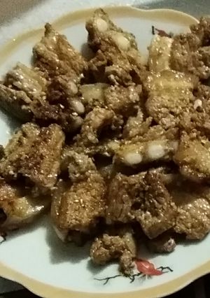 Hình của món Thịt rán tẩm ngũ vị hương, vừng thơm ngon.