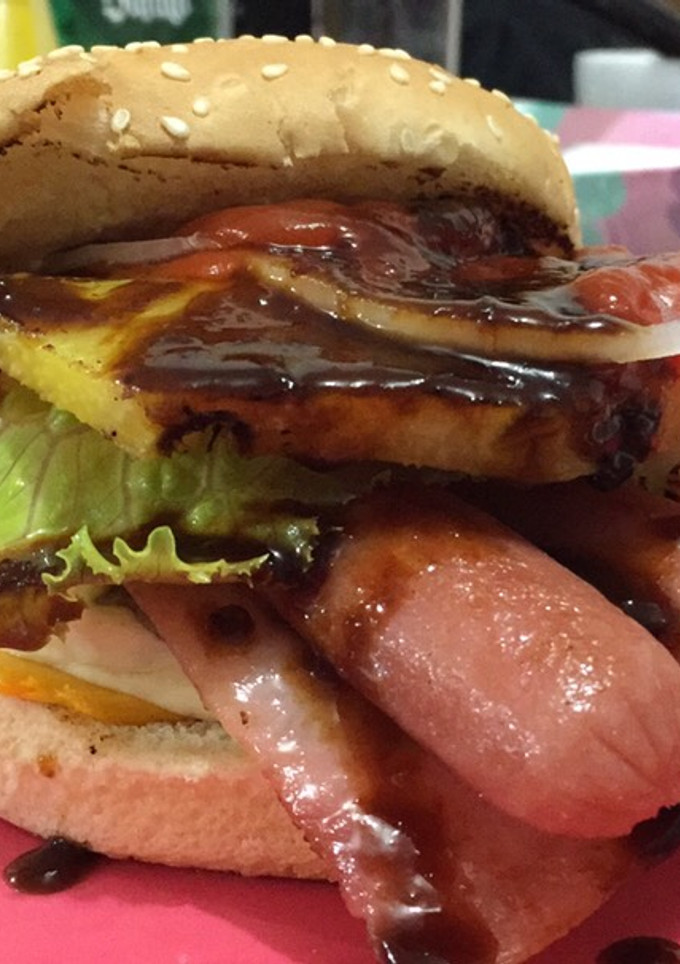 Una foto de Hamburguesa Chicharo