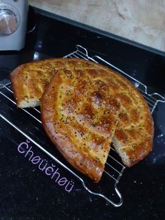 صورة لوصفة الخبز التركي 💜