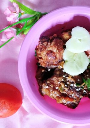 Foto resep Ikan Pari Asap Saos Tiram