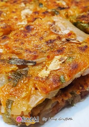 韓式泡菜煎餅 的食譜成品照片