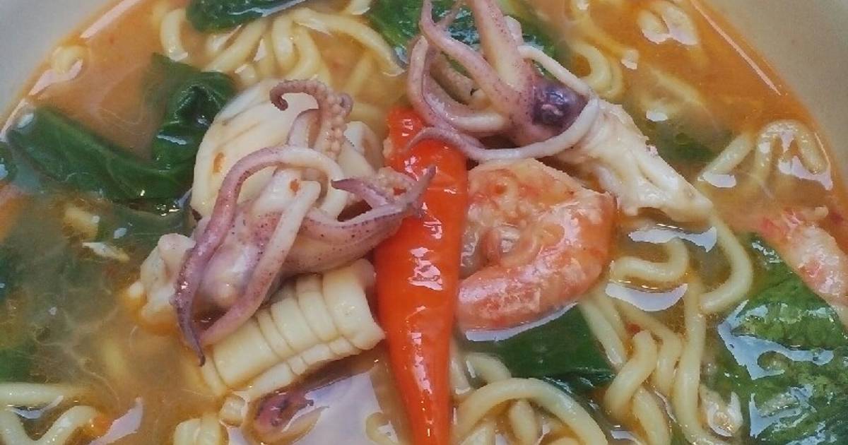 Resep Mie Kuah Seafood Oleh Noer Ainy Cookpad