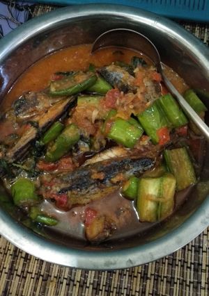 Foto resep Pindang salem + terong masak tomat bumbu kemangi