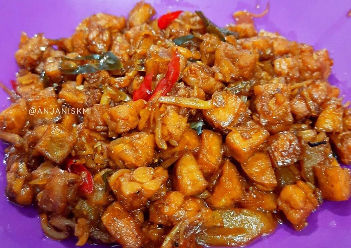 Tumis Tempe Tahu Teri (Simple Enak)