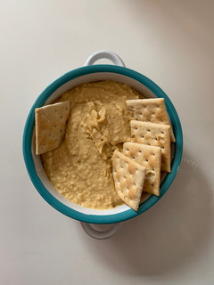 Una foto de Hummus de garbanzos
